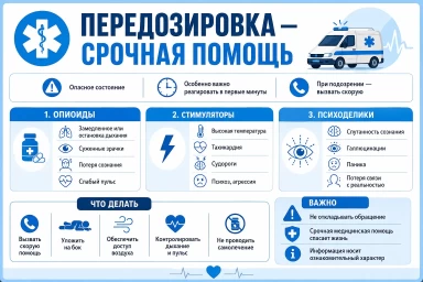Помощь при передозировке в Дрезне